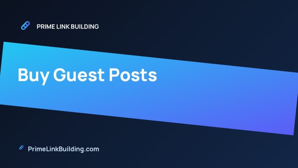 Buy Guest Posts